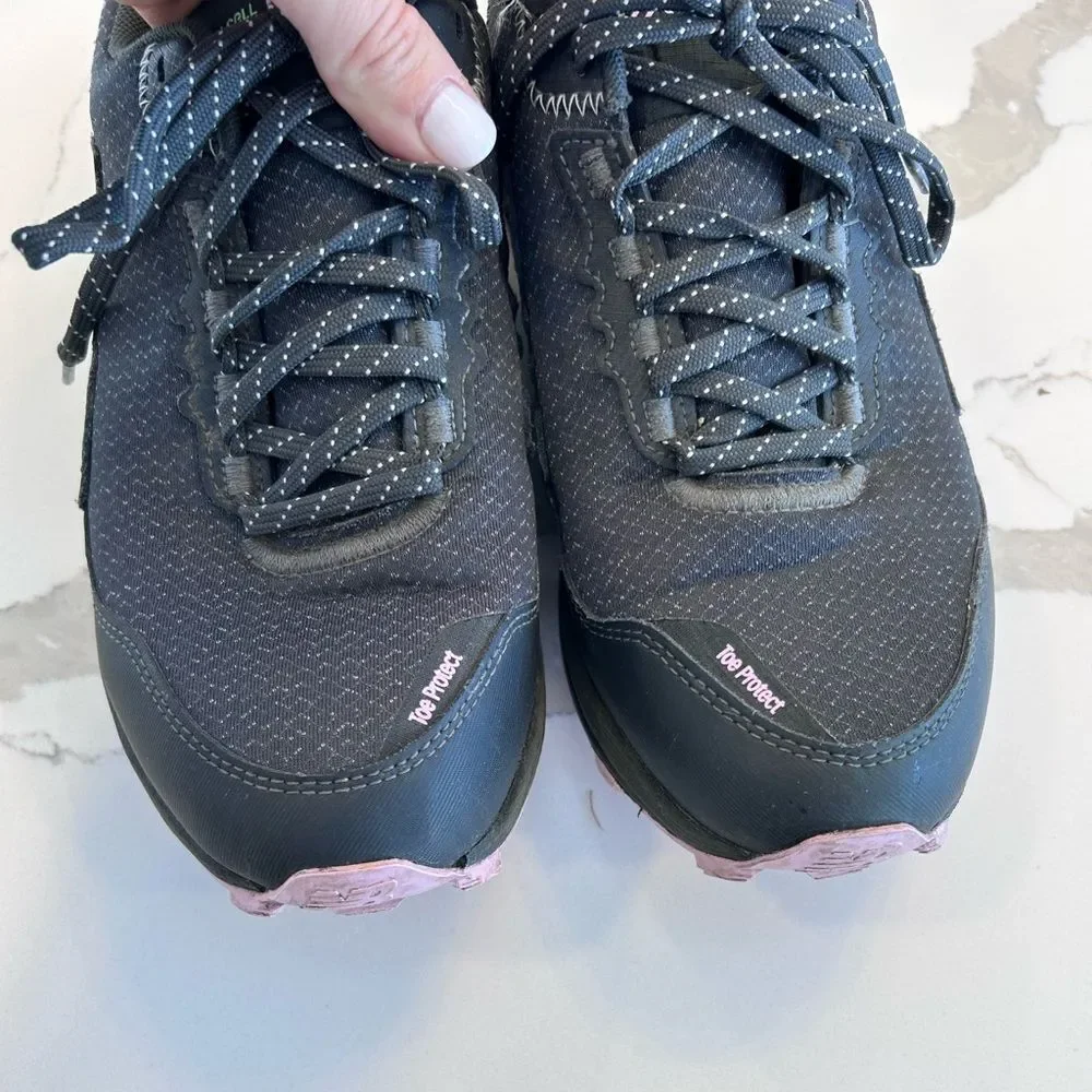 New Balance Gray Pink Fuel Cell Tennis Shoes